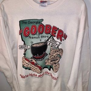Vintage Georgia Goober Peanut Sweatshirt